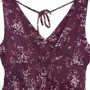 Aeropostale Floral Multicolor Babydoll Dress NWT — Large
